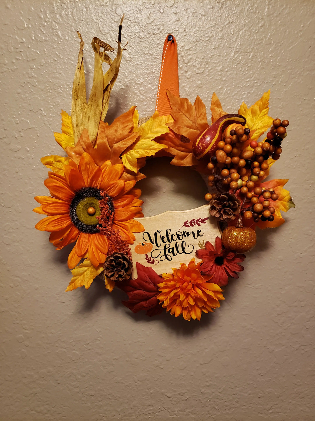 Fall Decor Wreath TCB-Toni's Craft Boutique