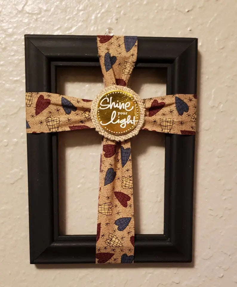 CROSS WALL DECOR TCB-Toni's Craft Boutique