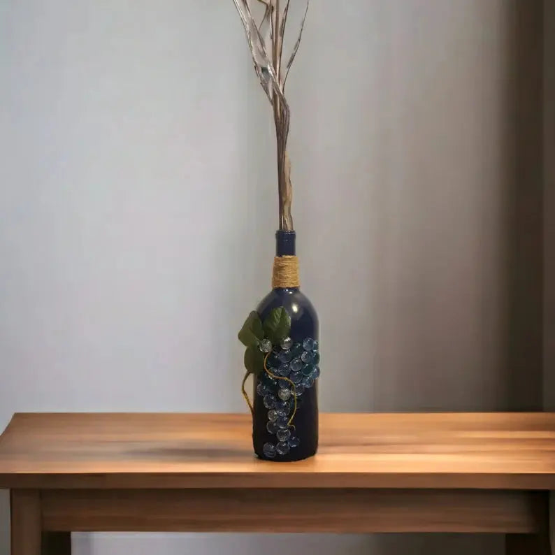 GRAPEVINE WINE BOTTLE DECOR TCB-Toni's Craft Boutique