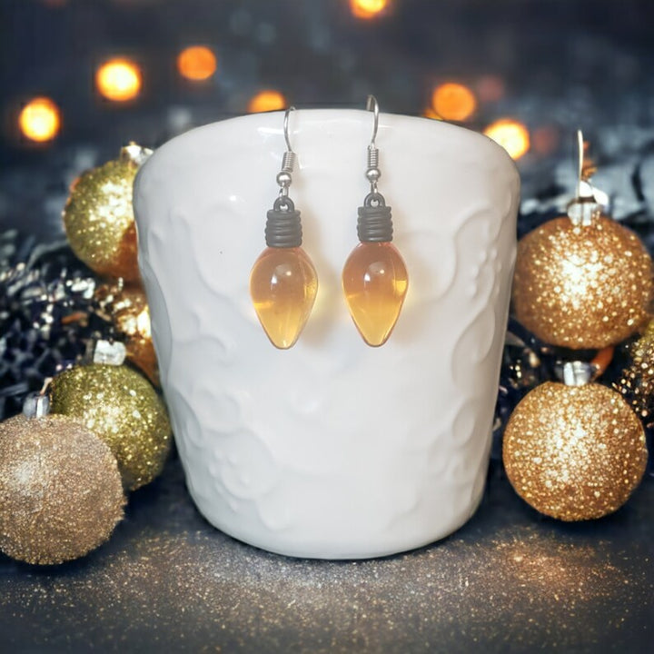 Christmas Light Earrings