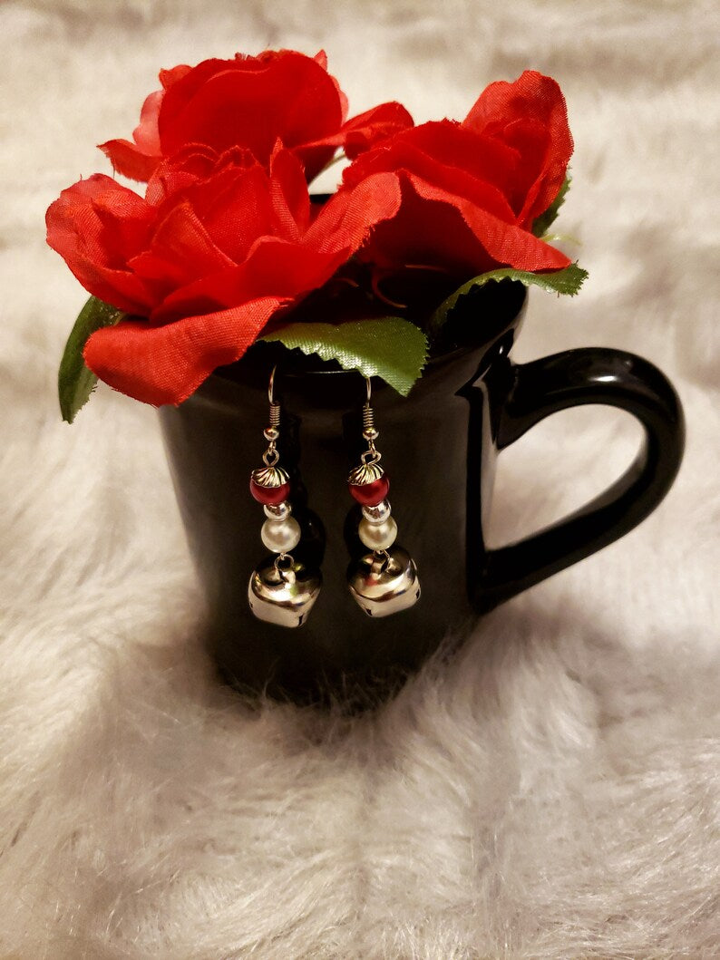 Christmas Bells Dangle Drop Earrings