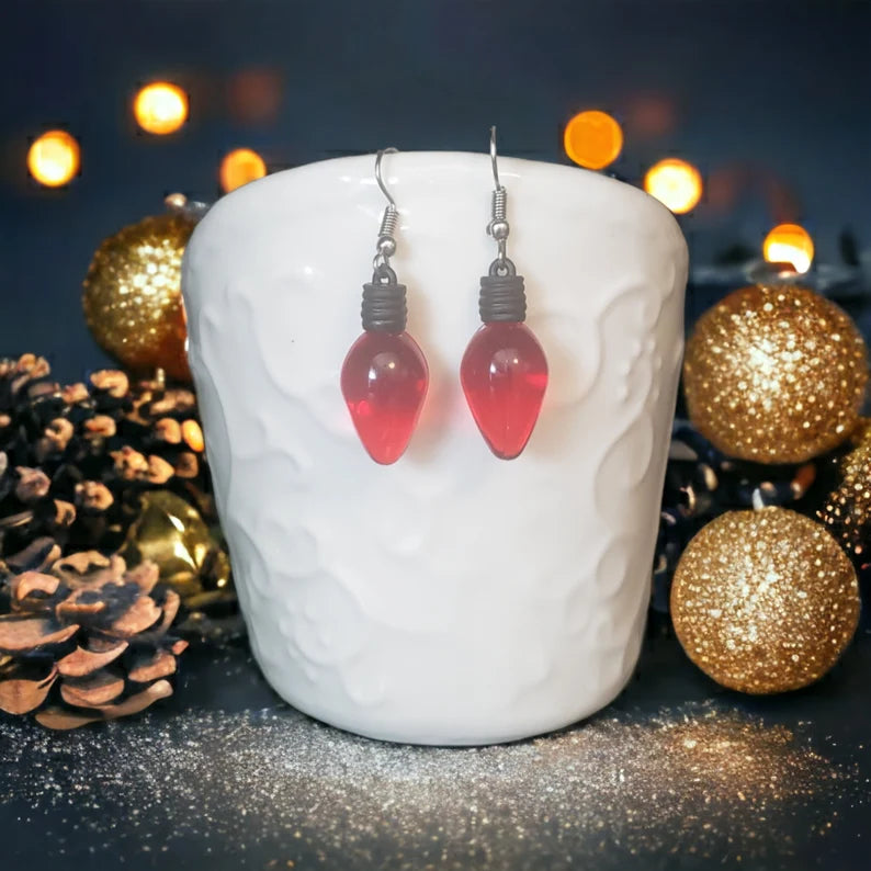 Christmas Light Earrings