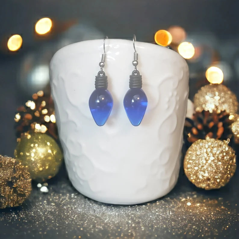 Christmas Light Earrings