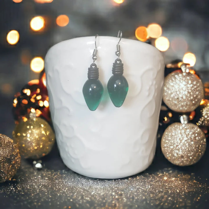 Christmas Light Earrings