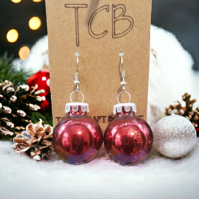 Christmas Bulb Earrings