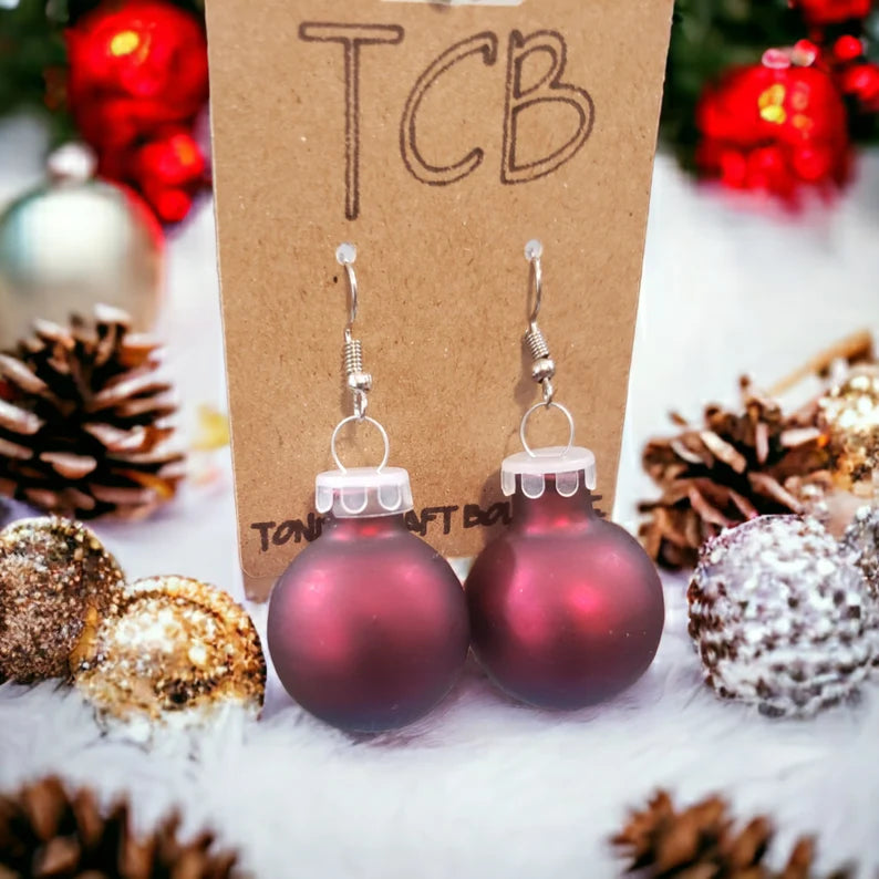 Christmas Bulb Earrings